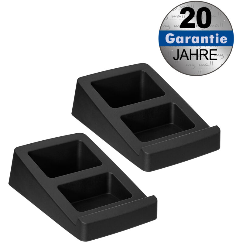 Mywall My Wall Hs32-1l - Ständer De Tisch Universal Für Lautsprecher (2 Stück, Trägt Bis Zu 3 Kg, Winkel De Neigung De 15°, Lautsprecher-ständer,