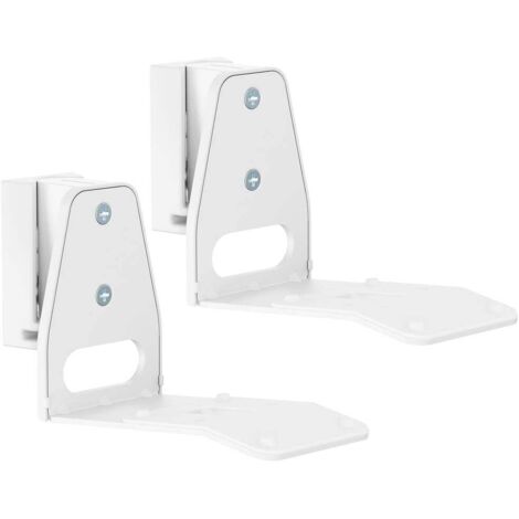 My Wall HS41WL Supporto a muro per altoparlante Inclinabile, Ruotabile Bianco 2 pz.