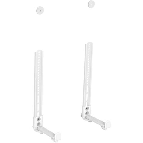 My Wall HZ 19 WL Supporto Soundbar Girevole Bianco 2 pz.