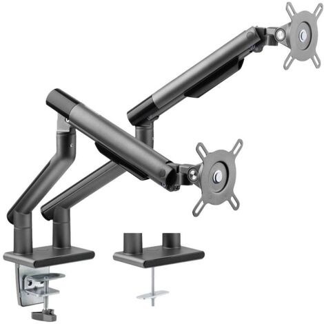 My Wall Supporto da tavolo per monitor HL 23-2 L 2 Display: (s) 43,2 cm (17) - 81,3 cm (32) Nero Ruotabile, Inclinabi
