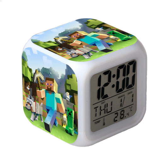 My World Digitaler Wecker (D), Wecker mit bunten Lichtern