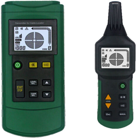 MY6818 AC/DC 12-400V Professional Wire Tester Tracker Finder Wire Cortocircuito Interruttore Rilevatore Guasti, Multicolore