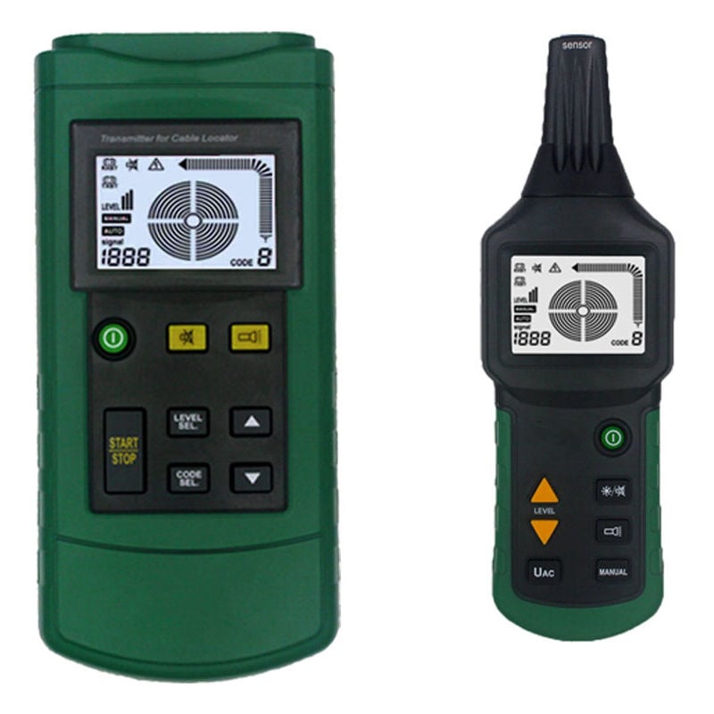 MY6818 AC/DC 12-400V Testeur de fil professionnel Tracker Finder Détecteur de défaut de disjoncteur de court-circuit de fil, Multicolore