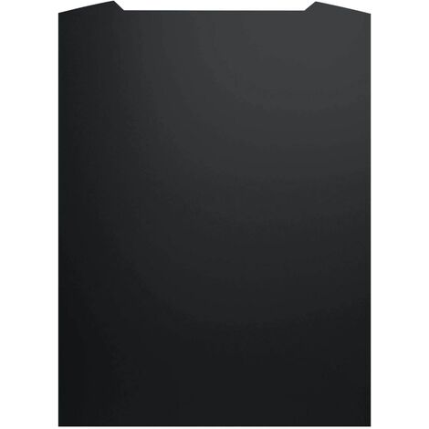 MyAppliances ART1168 Splashback Curved Black Steel 70cm