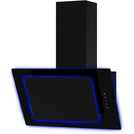 MyAppliances ART283101 60cm Aurora Led Halo Angled Glass Cooker Hood