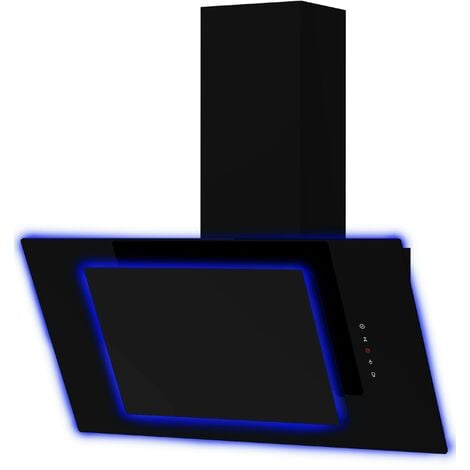 MyAppliances ART283102 70cm Aurora Led Halo Angled Glass Cooker Hood