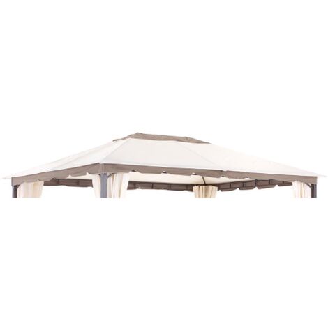 Telo di ricambio per gazebo rodi 3x4 metri colore ecru m0502