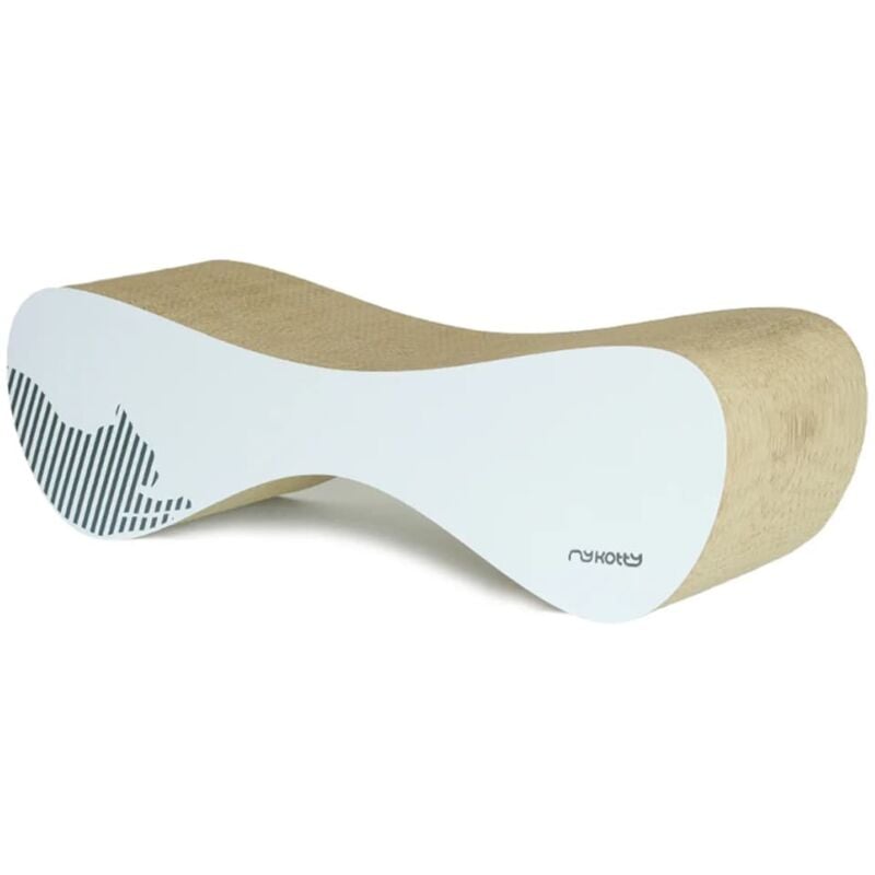 

Rascador para gatos VIGO 71x25x21 cm blanco 3084 - Blanco - Mykotty