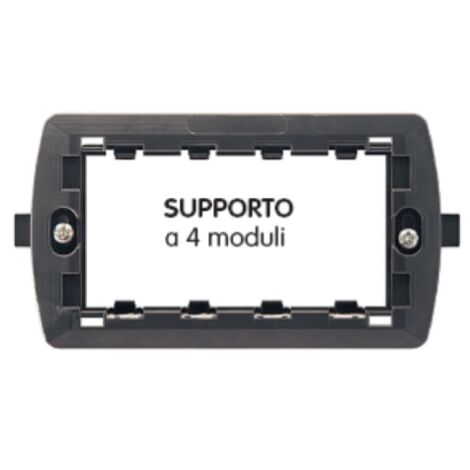 Mylife Canaux A lectriques ART 4604 Support de boA te 4 places compatible avec Btcino