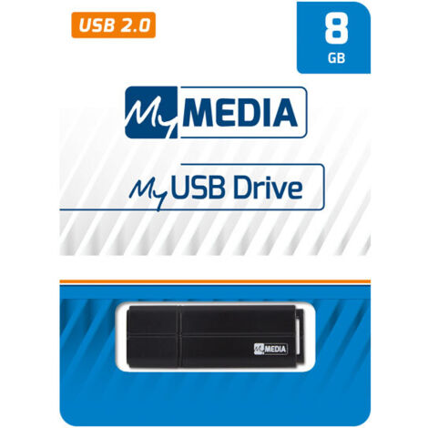 MyMedia MyUSB Drive USB-Stick 8 GB USB Typ-A 2.0 Schwarz