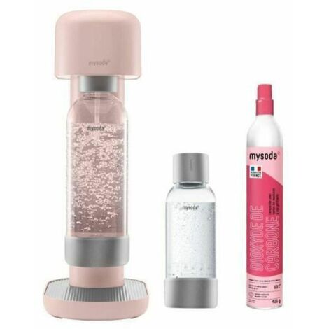 Mysoda Ruby Pink machine à soda rose pastel élégante
