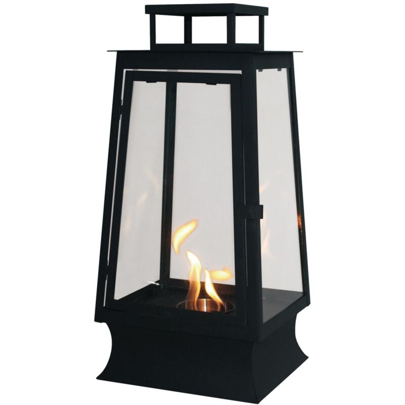 

Purline - Chimenea de etanol en forma de farolillo de 1000W en acero inoxidable negro