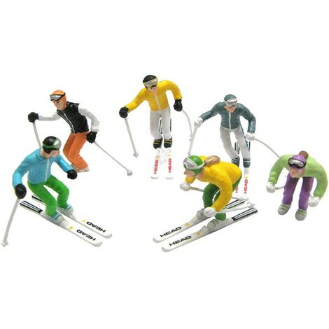 Myvillage set 6 sciatori jc54400