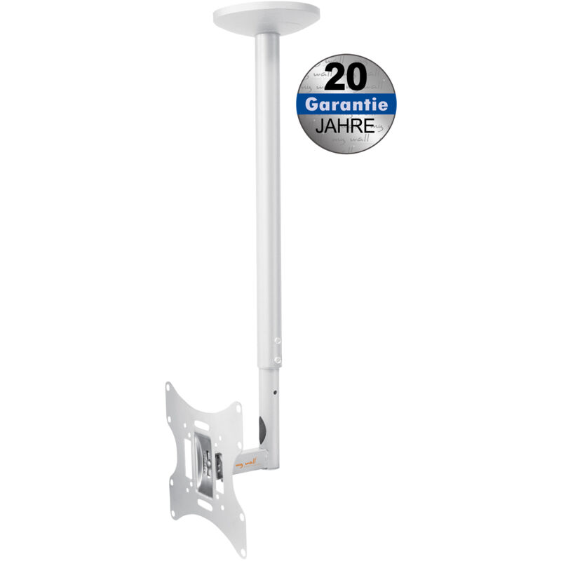Mywall Hl4-2wl - Deckenhalterung De Für Tv-geräte De Flachbildschirm (23-42", 58-107 Cm, Bis Zu 30 Kg), Farbe White