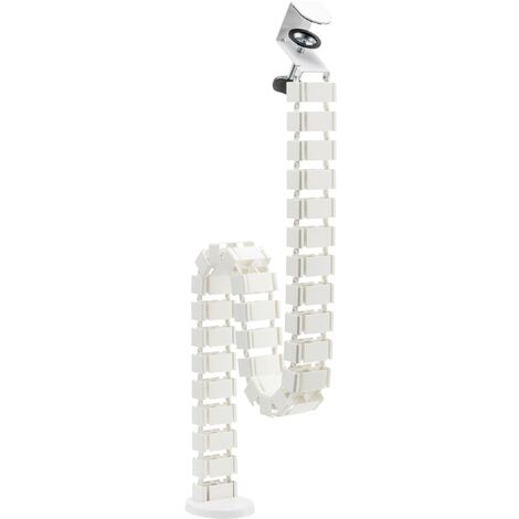 MyWall HZ43WL gestion de câbles blanc bureau