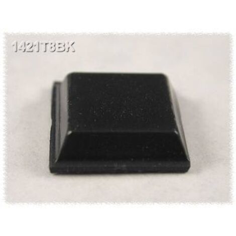 N/A Hammond Electronics 1421T8BK autocollant, rond noir (Ø x H) 12.1 mm x 3.1 mm 24 pc(s)