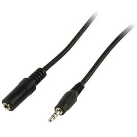 N/A Rallonge audio Jack 3.5 mm stéréo mâle/femelle (3 mètres) - Câble Jack 3.5 mm mâle / 3.5 mm femelle