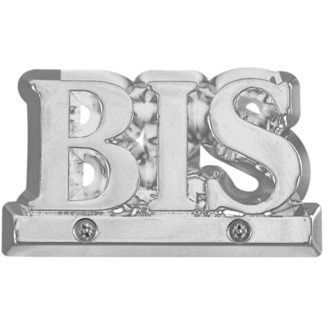 N° Bis - Zamak Chromé 80mm - 4005225