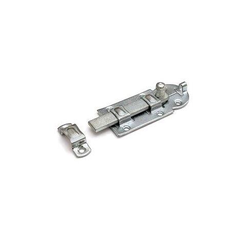 N+D Knopfriegel gerade mit Schlaufe 5801020 verzinkt 120x56 mm