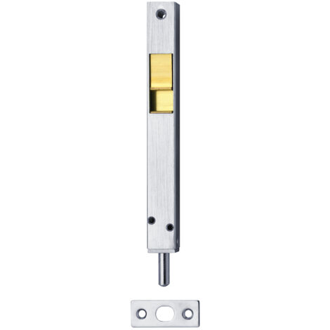 N+D Rohrkantriegel mit Schieber 14 x 11 mm 100 mm lang Stahl galvanisch verzinkt