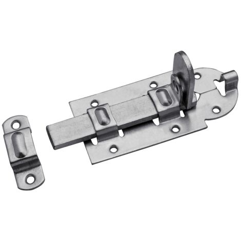 N+D Schlossriegel gerade mit Schlaufe 5801031 verzinkt 120x56 mm
