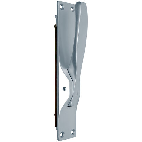 N+D Türtreibriegel - DENI PORTA Classic, für Vierkantstangen, E5 silber eloxiert
