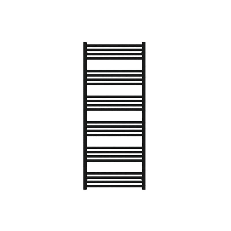 Sèche-serviette mixte noir de 1140mm de haut et 580mm de large - 550 Watt - FIO1140/580V2N