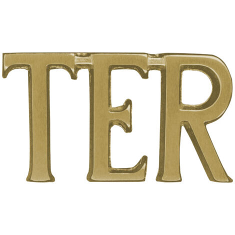 N° Ter - Laiton Patiné 40mm - 4001197