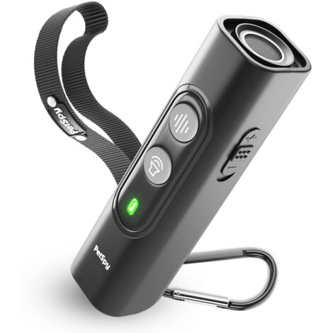 N10 Dissuasif à ultrasons pour chien 2 modes de fréquence Dispositif de contrôle des aboiements pour intérieur et extérieur avec portée de 4,8 m