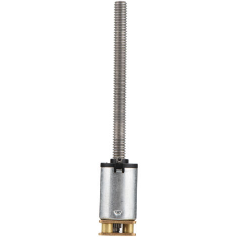 N20 6V/12V Gleichstrom-Getriebemotor mit M4 x 55mm Gewindewelle – 100 U/min für Roboteranwendungen