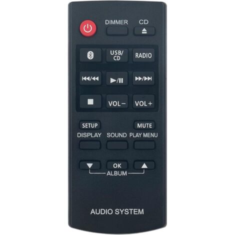 N2QAYB000984 Ersatzfernbedienung für Panasonic CD-Stereoanlage SC-PM250 SA-PM250 SB-PM02 SC-PM251 SA-PM251 SC-PM600 SA-PM600 SA-PM250 SC-HC200 SA-HC395 SA-HC397 SB-PM500 SC-UX100