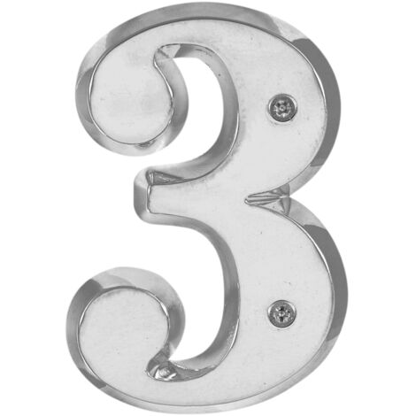 N°3 - Zamak Chromé 80mm - 4005157