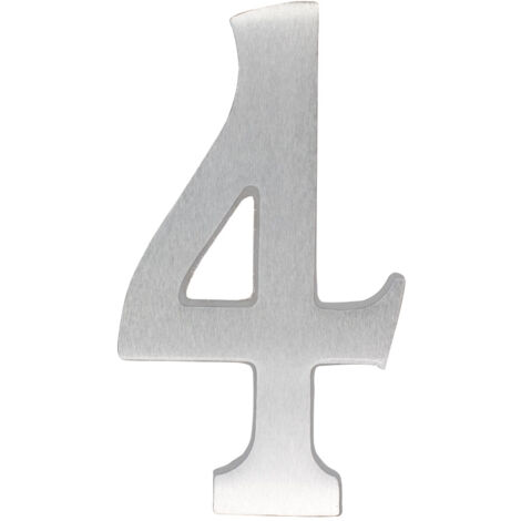 N°4 - Laiton finition Alu brossé 100mm - 4008042