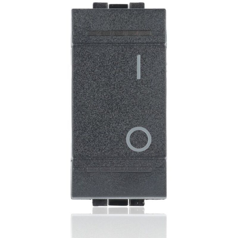L4002n Interruttore 2p 16 Ax 250 Vac Antracite Livinglight Bticino