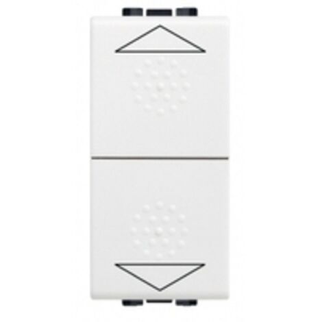 N4037 Botón Doble Interbloqueado 10A Blanco Livinglight