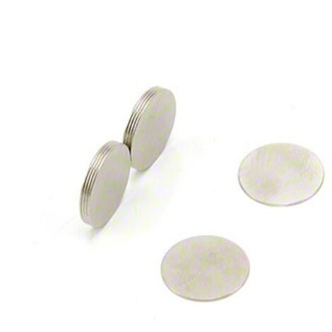 N42 Magnete Neodimio Per Arti, Mestieri, Produzione Di Modelli, Fai -Da -Te, Hobby, Ufficio E Casa - 15mm Dia x 0,5mm Di Spessore - 0,28kg Di Tiro - Pacco Di 10