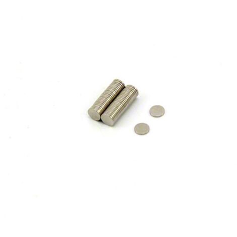 N42 Magnete Neodimio Per Arti, Mestieri, Produzione Di Modelli, Fai -Da -Te, Hobby, Ufficio E Casa - 4mm Dia x 0,5mm Di Spessore - 0,09kg Di Tiro - Pacco Di 50
