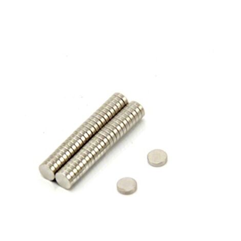 N42 Magnete Neodimio Per Arti, Mestieri, Produzione Di Modelli, Fai -Da -Te, Hobby, Ufficio E Casa - 4mm Dia x 1mm Di Spessore - 0,25kg Di Traino - Pacco Di 50