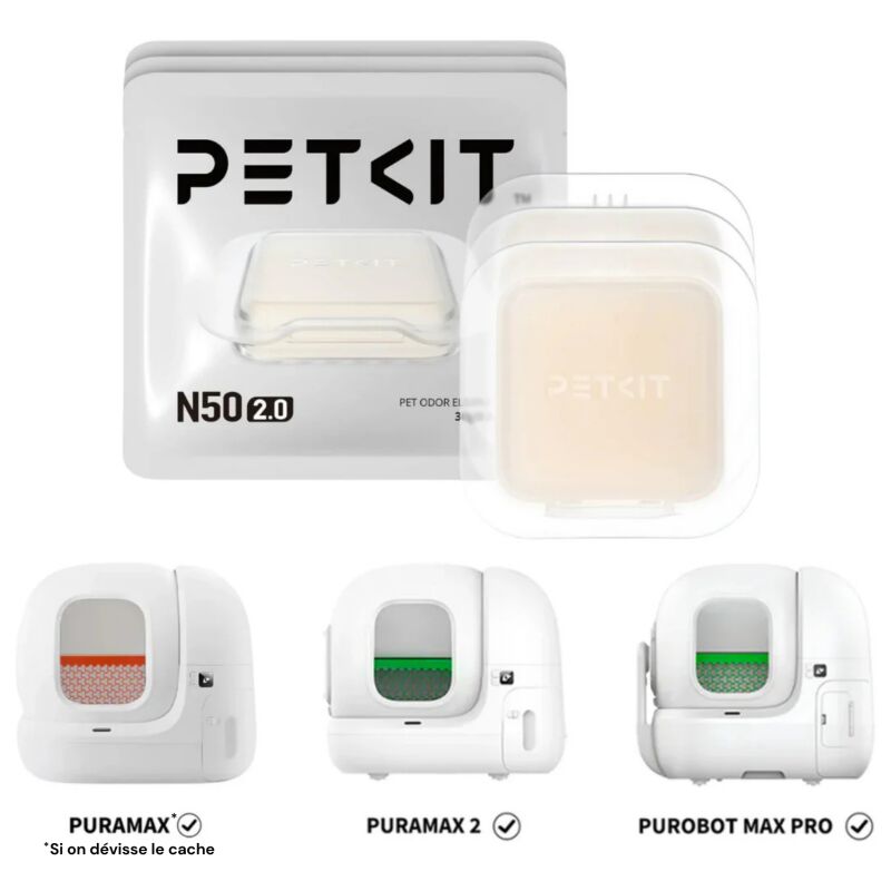 N50 2.0 désodorisants pour litière automatique Lot de 3 - Petkit