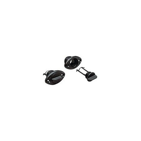 Nable oval polyamide - NUOVA RADE - noir - 54 x 33 mm