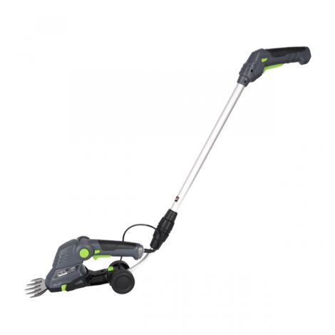NAC Akku-Gartenschere 7,2 V für Gras und Sträucher mit Teleskopstiel