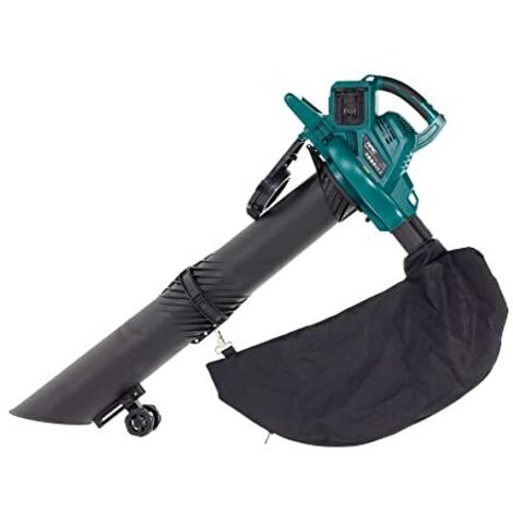 NAC VBB-BL-LI-2x20V - Aspirafoglie, batteria con sacco di raccolta, capacitÃ  35 l, velocitÃ  aria: 200 km/h, senza batteria, senza caricatore, portata d'aria 3,7 m3/min, taglio 9:1, VBB-BL-LI-2x20 V