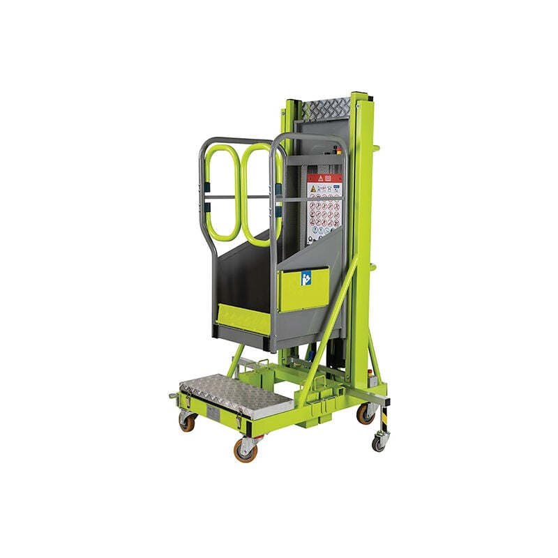 Matisère - Nacelle verticale semi-électrique - Hauteur de travail max 5000 mm - LP12