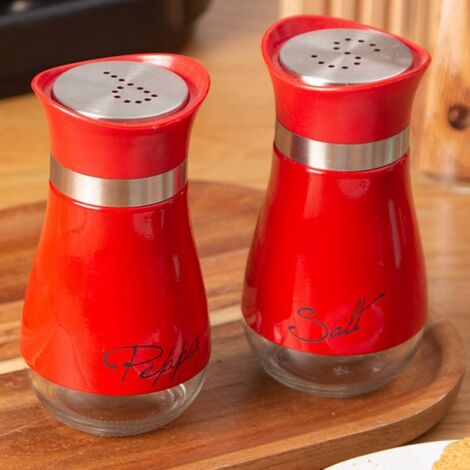 Nachfüllbares Salz- und Pfefferstreuer-Set, Gewürzflaschen – Behälter für Zuhause, Restaurant und Picknick – 100 ml Küchenzubehör