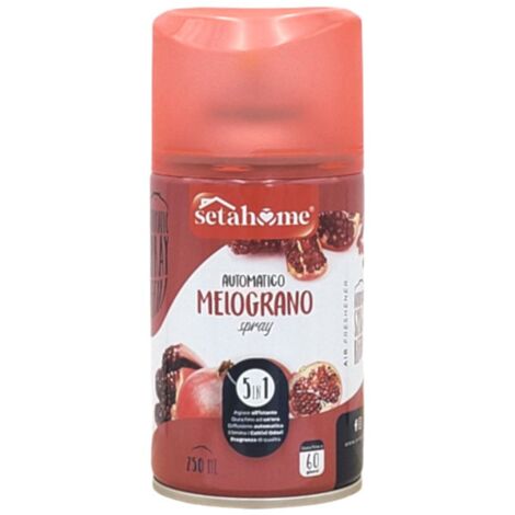 Nachfüller für automatischen Duftspender GRANATAPFEL 250ml Lufterfrischer Raumspray Duftspray Raumduft Nachfüllpackung Nachfülldosen Air Freshener Automaticspray