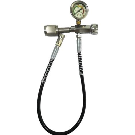 SENDERPICK Nachfüllset für Paintball, Paintball, PCP-Füllstation - 4500 PSI - Nachfüllset mit 60 cm Microbore-Schlauch - Für Paintball-Ladestation