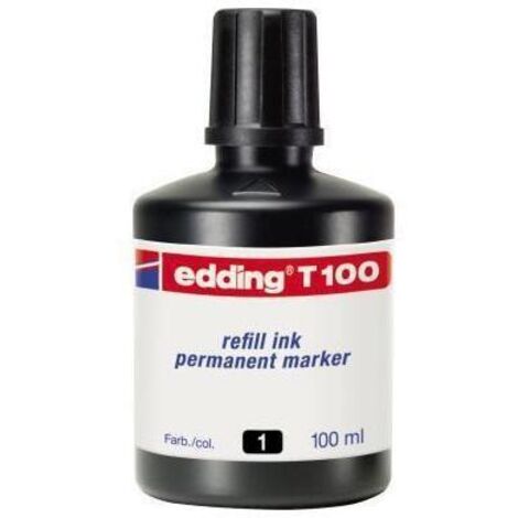 Nachfülltinte Marker T100 Flasche schwarz 100ml T100 Flasche schwarz 100ml