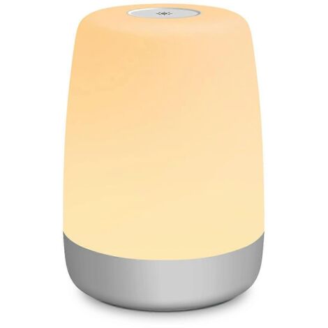 Nachtlampe Baby Touch Lampor Sänglampa Dimmbare LED-Nachtlampe für Kinder mit Timer, RGB-Farbwechsel und Speicherfunktion, USB-Ladeanschluss