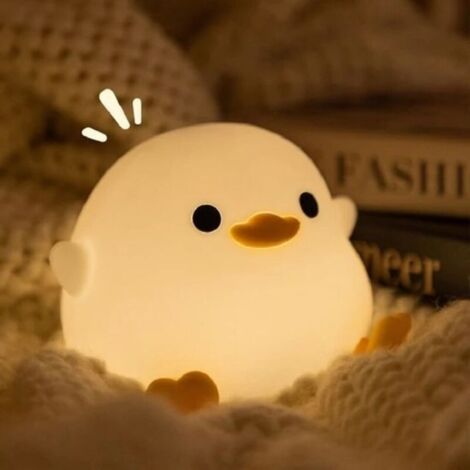 Nachtlicht – Kind – Geschenk – Sanftes Licht – USB-aufladbar – Timer – Warmweiß – Tiere – Schlafzimmer – Kükenlampe – Entenlampe – Helligkeit einstellbar