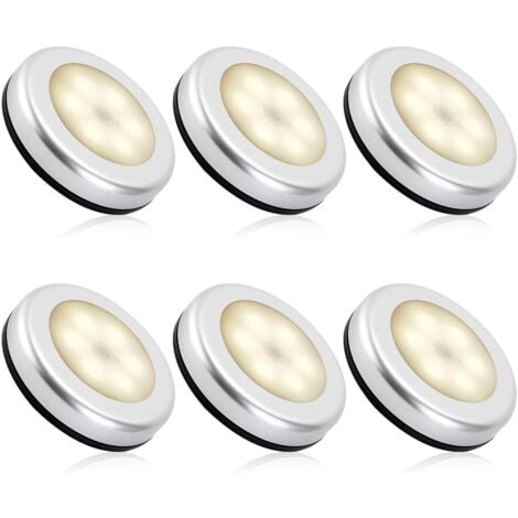 MEMKEY Nachtlicht mit Bewegungsmelder für den Innenbereich, batteriebetriebene Bewegungsmelder-LED-Lampe für Treppen, LED-Beleuchtung für Schrank, Garderobe, Flur, Kinderzimmer, automatisches Ein-/Ausschalte